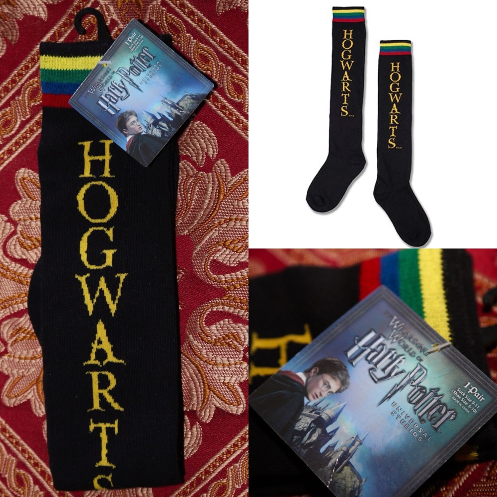 Harry Potter Knee High Hogwarts socks